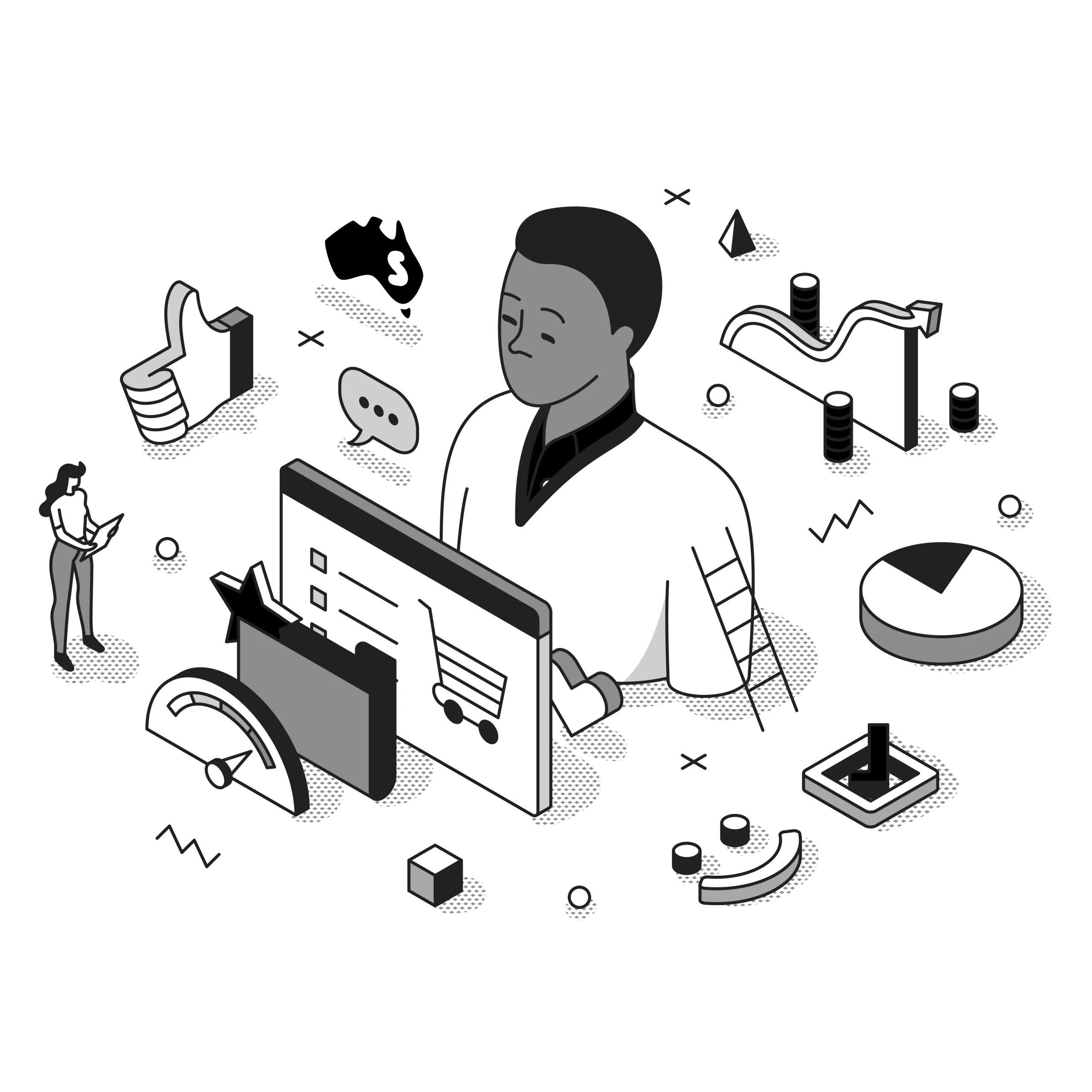 find a zoho partner illustration