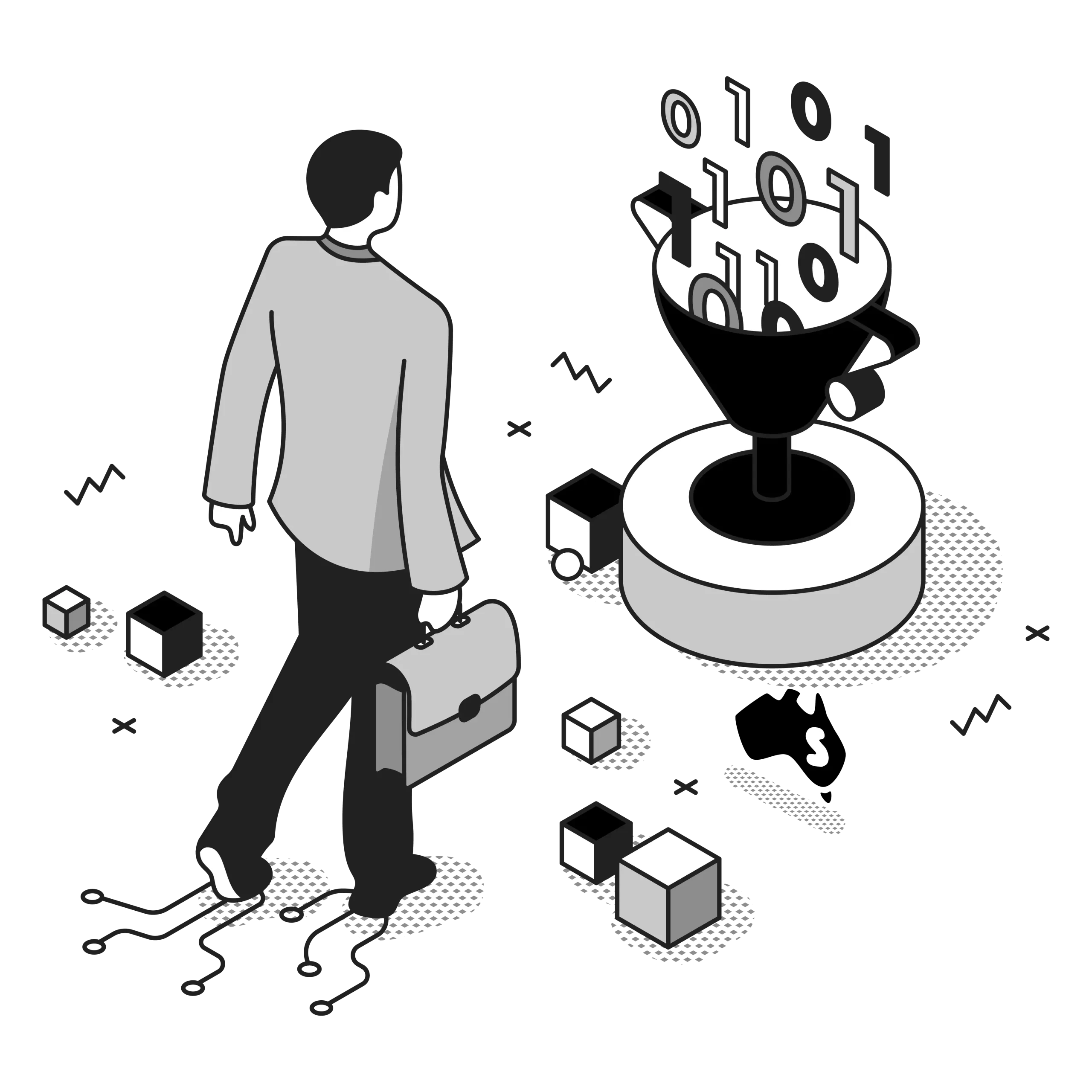 hubspot data cleansing illustration