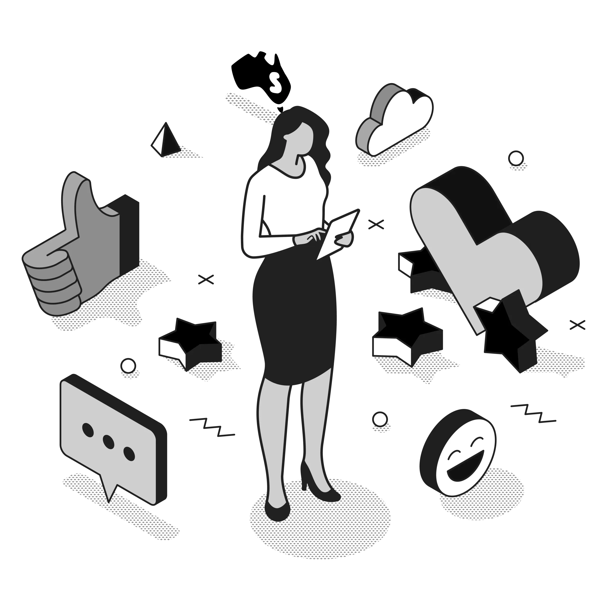 hubspot sales hub illustration